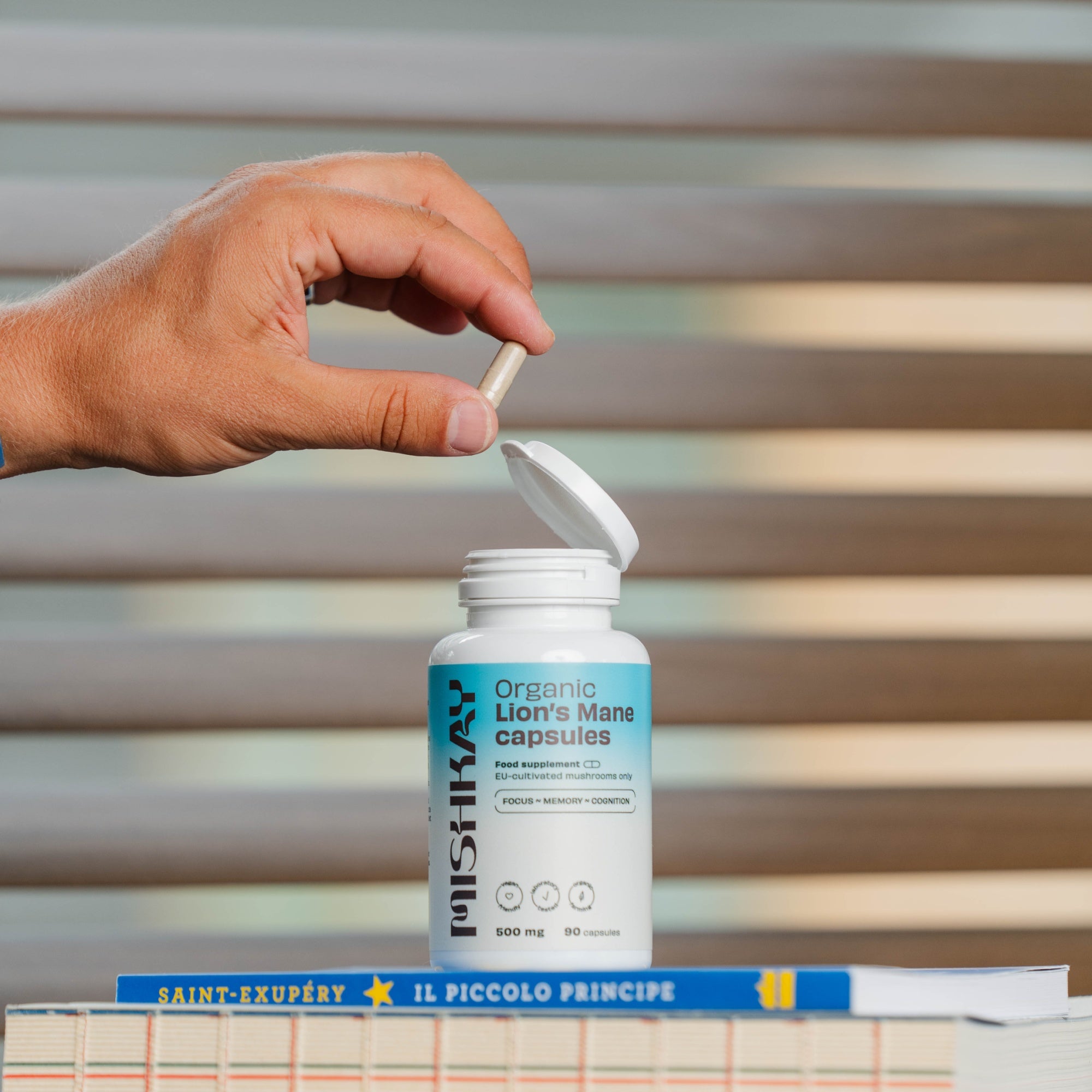 Ekologiškos Lion's mane kapsulės PLUS+