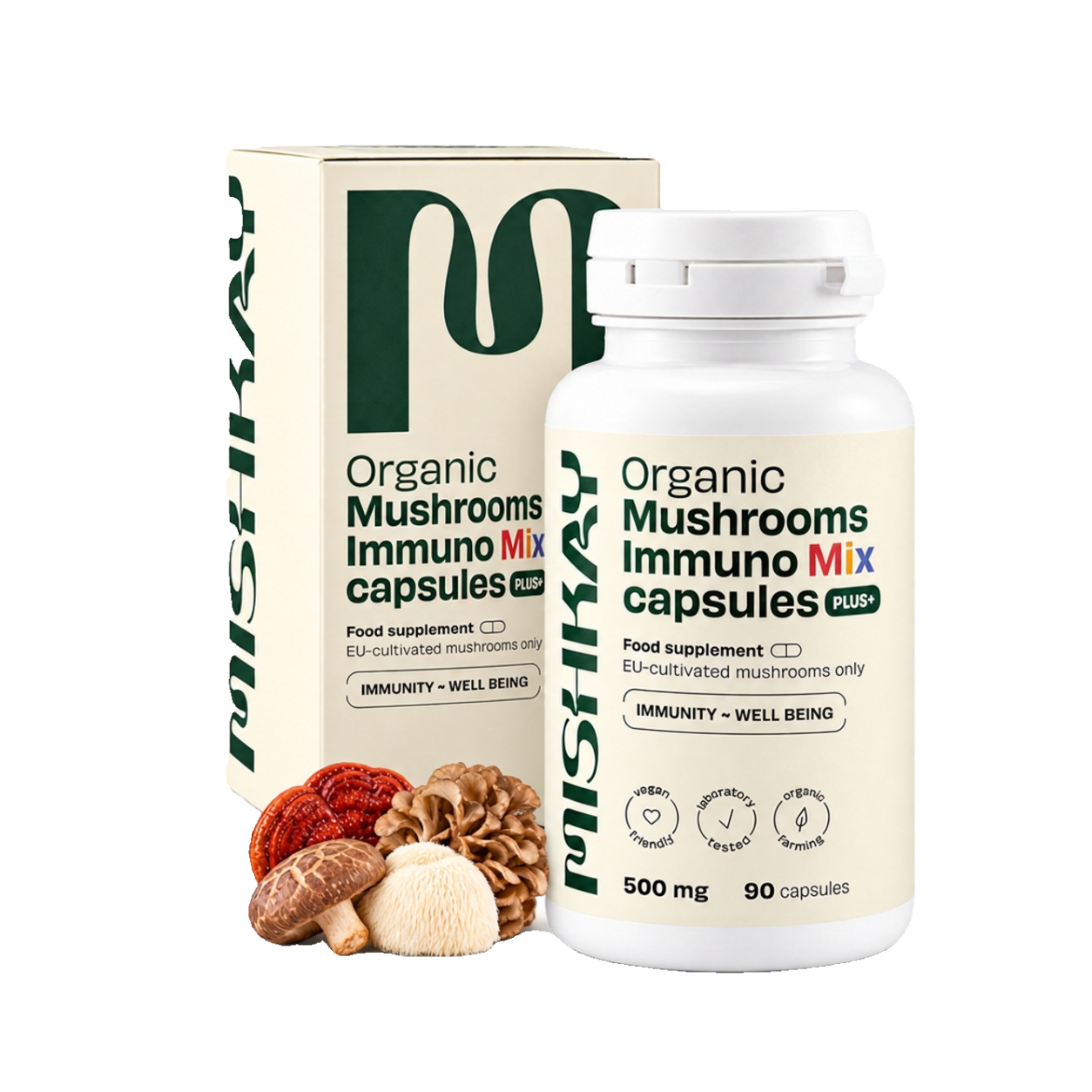 MISHKAY Immuno mix grybų mišinys imunitetui