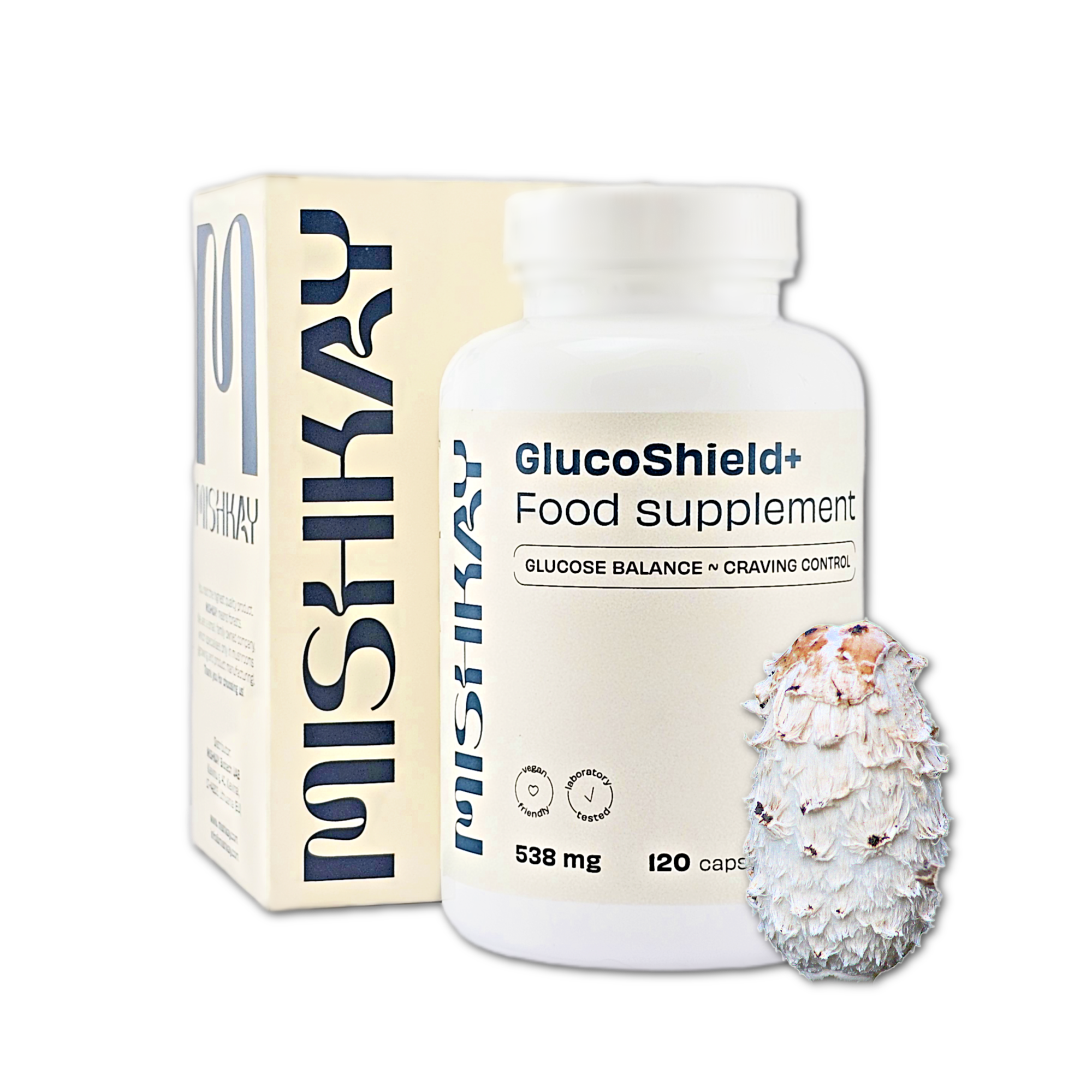 GlucoShield+ kompleksas gliukozės koncentracijai, apetito kontrolei