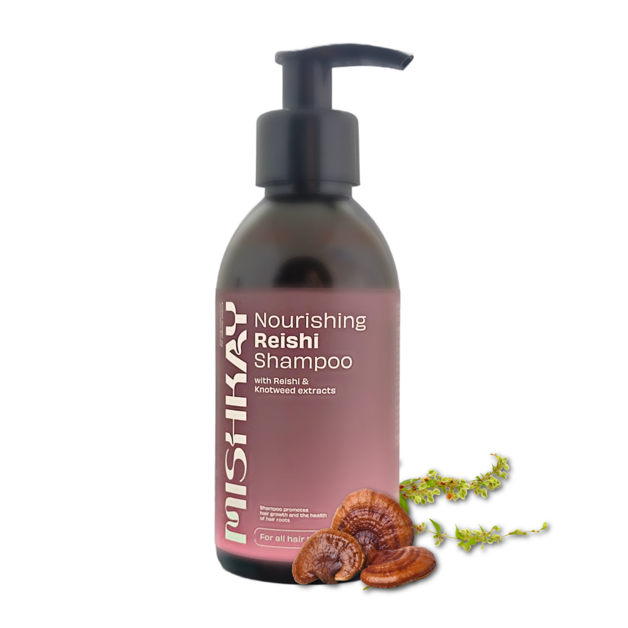 Intensyviai Maitinantis šampūnas su REISHI ekstraktu - MISHKAY. 200ml