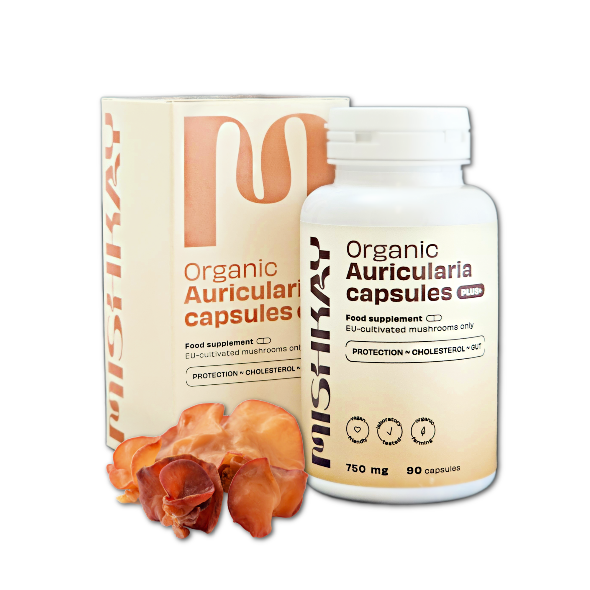 ausiagrybio grybų kapsulės